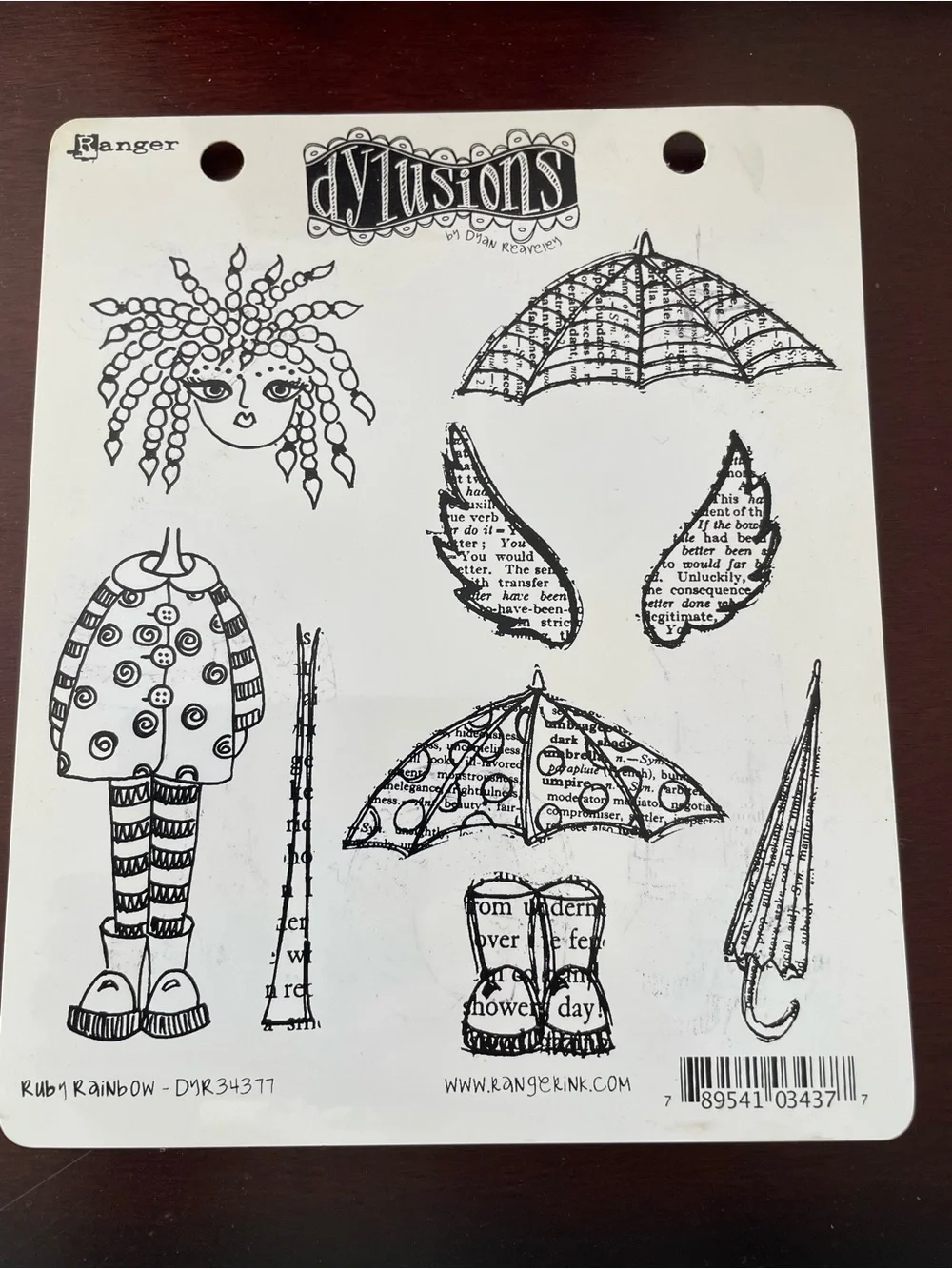 Ranger Dyan Reaveley's Dylusions Cling Stamp Collections 8.5